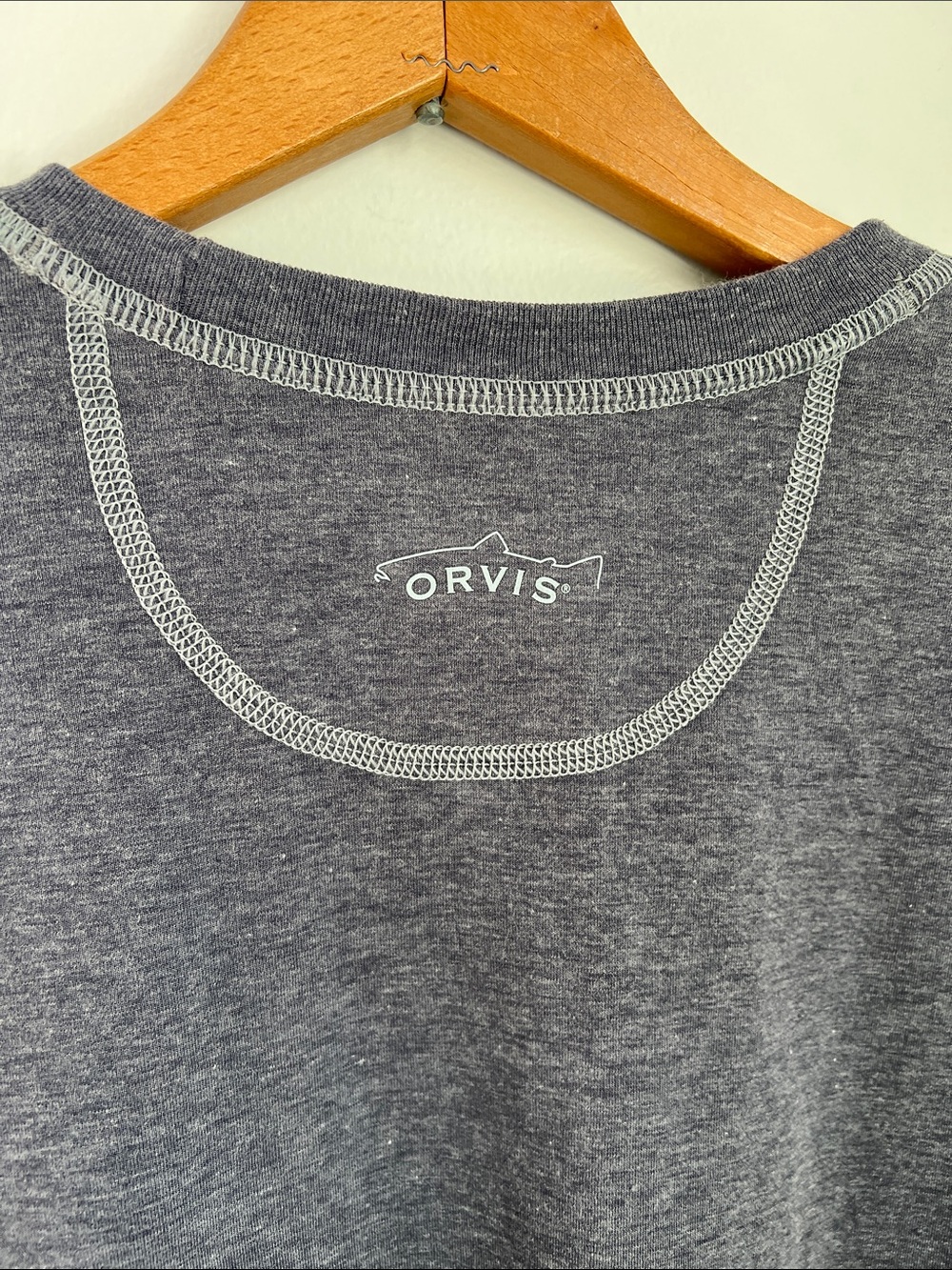 Orvis | Women’s Long-Sleeve Crew Tee in Slate Lightweight Casual #0X77 Size M - Picture 7 of 16